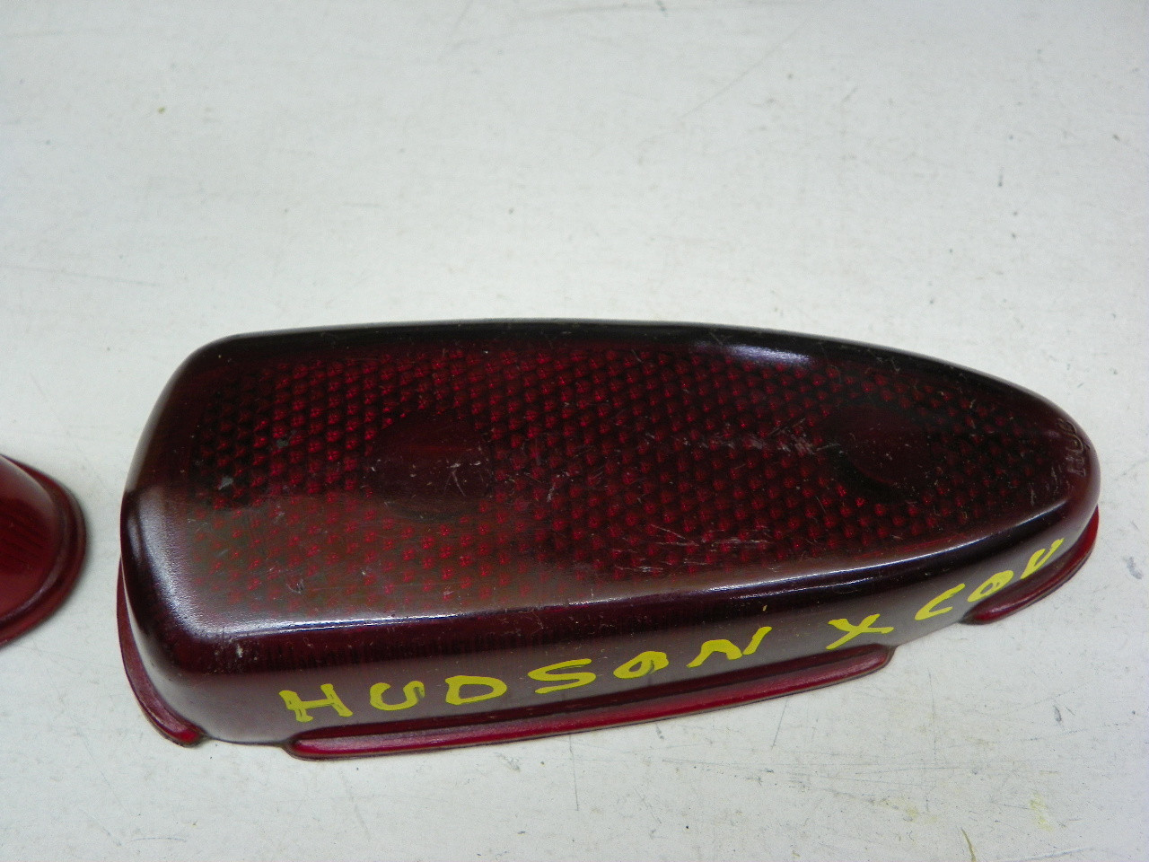 Hudson C3-15241 Taillight Lens for 1948-1951 Hudson Super Six Commodore Wasp Hornet restoration. - Image 4