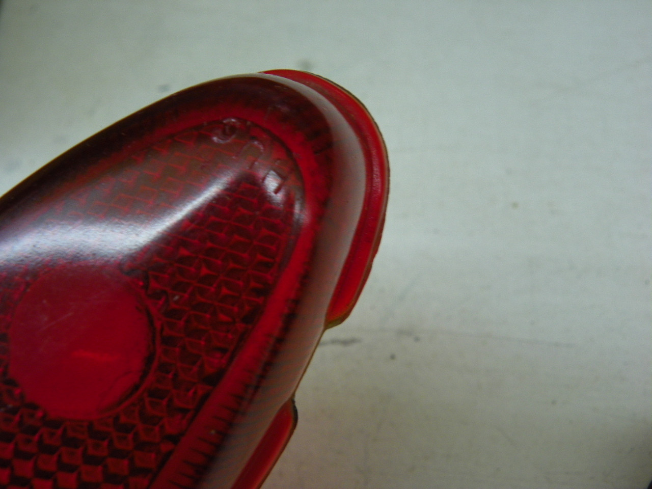 Hudson C3-15241 Taillight Lens for 1948-1951 Hudson Super Six Commodore Wasp Hornet restoration. - Image 5