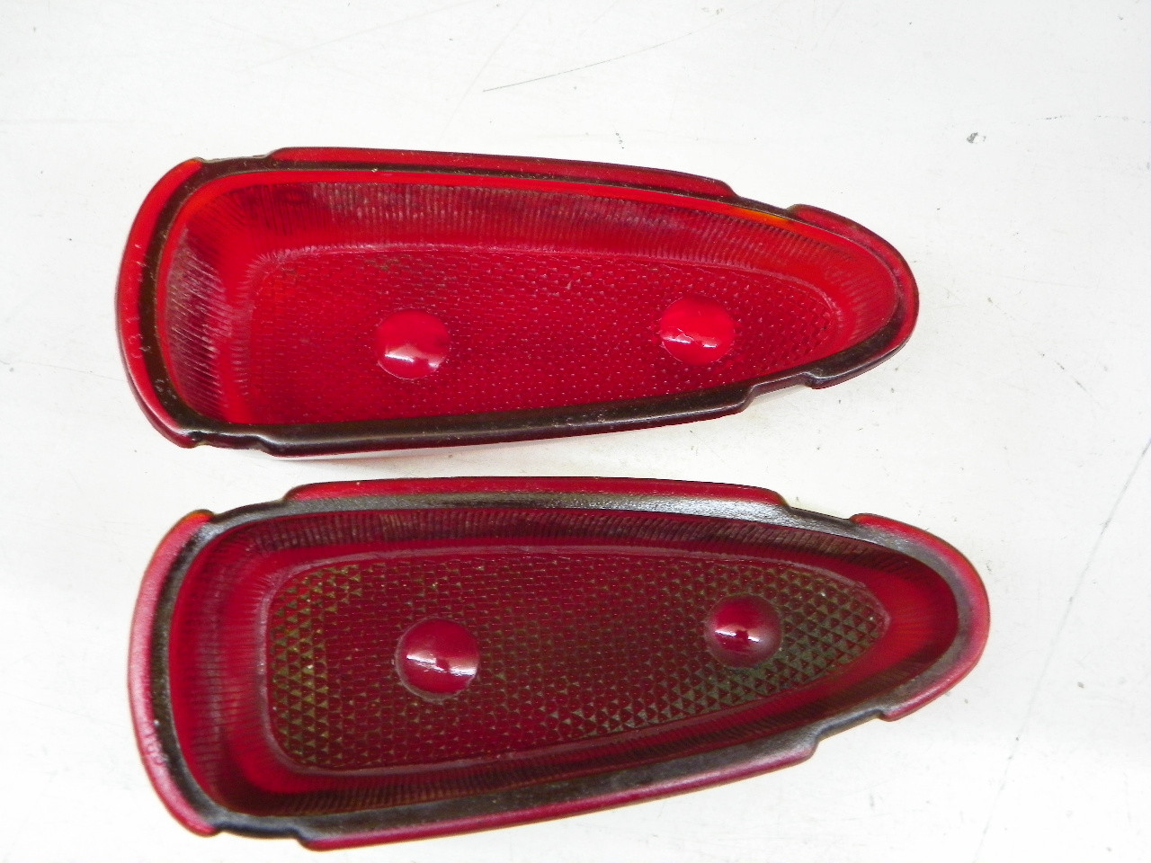 Hudson C3-15241 Taillight Lens for 1948-1951 Hudson Super Six Commodore Wasp Hornet restoration. - Image 7