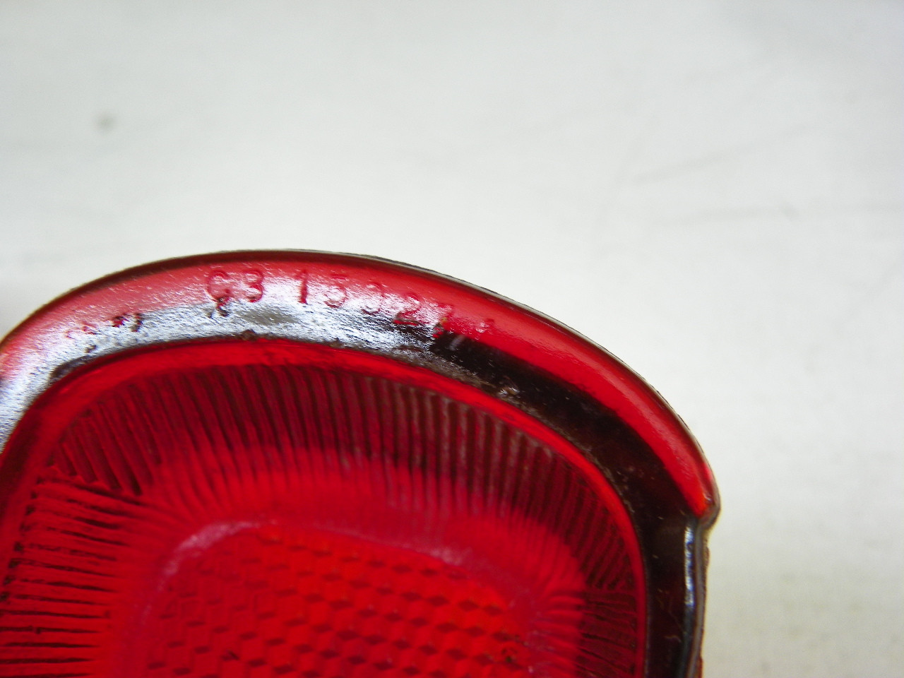 Hudson C3-15241 Taillight Lens for 1948-1951 Hudson Super Six Commodore Wasp Hornet restoration. - Image 9