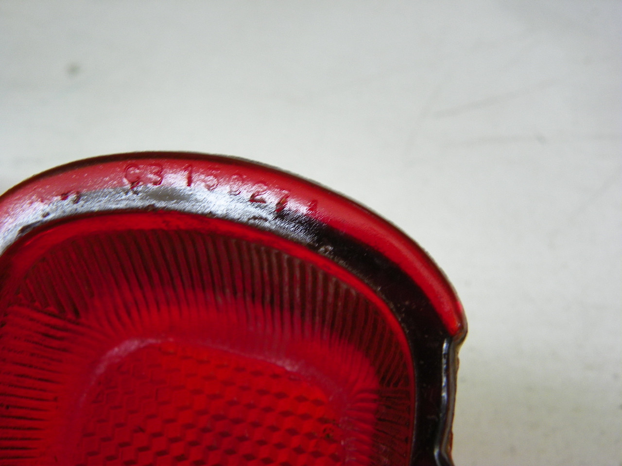 Hudson C3-15241 Taillight Lens for 1948-1951 Hudson Super Six Commodore Wasp Hornet restoration. - Image 10