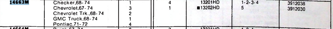 Michigan MS-909 P-10 Main Bearings for 1967-1974 GM V8 engines .010 undersize restoration. - Image 5