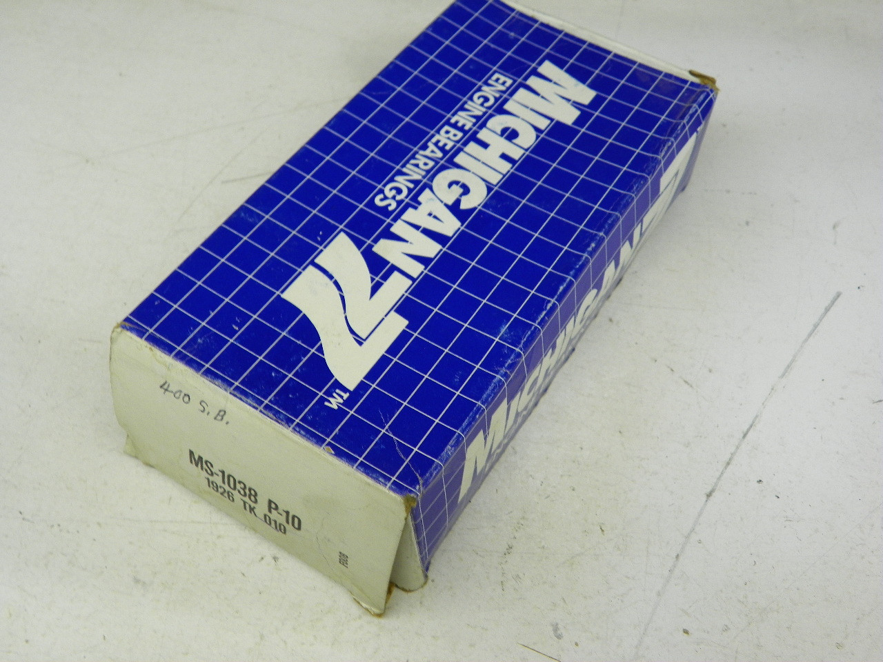 Michigan MS-1038 P-10 Main Engine Bearings for 1970-1974 Chevrolet Small Block 400 V8 restoration. - Image 1