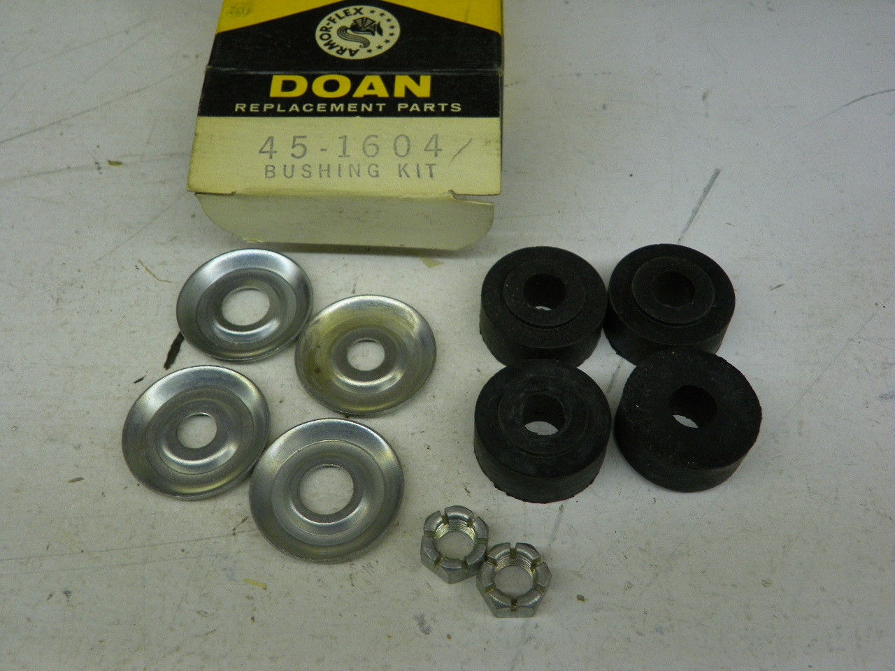 DOAN 45-1604 Clutch Brake Pedal Bushing Kit for 1957-1962 Ford Mercury restoration. - Image 1