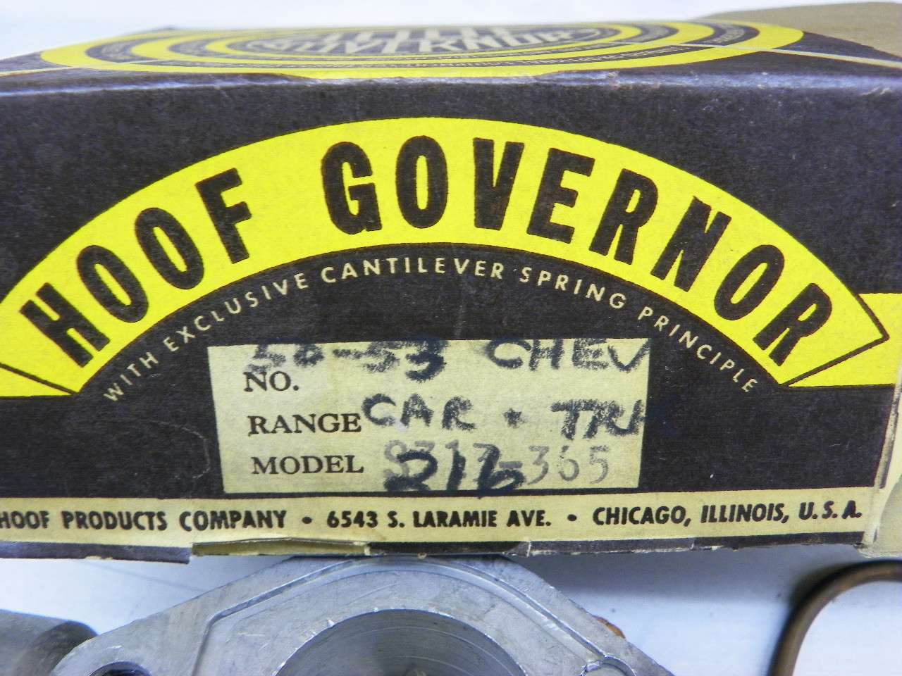 Hoof S-313 Governor for 1950-1953 Chevrolet Car Truck 235ci restoration - Image 2