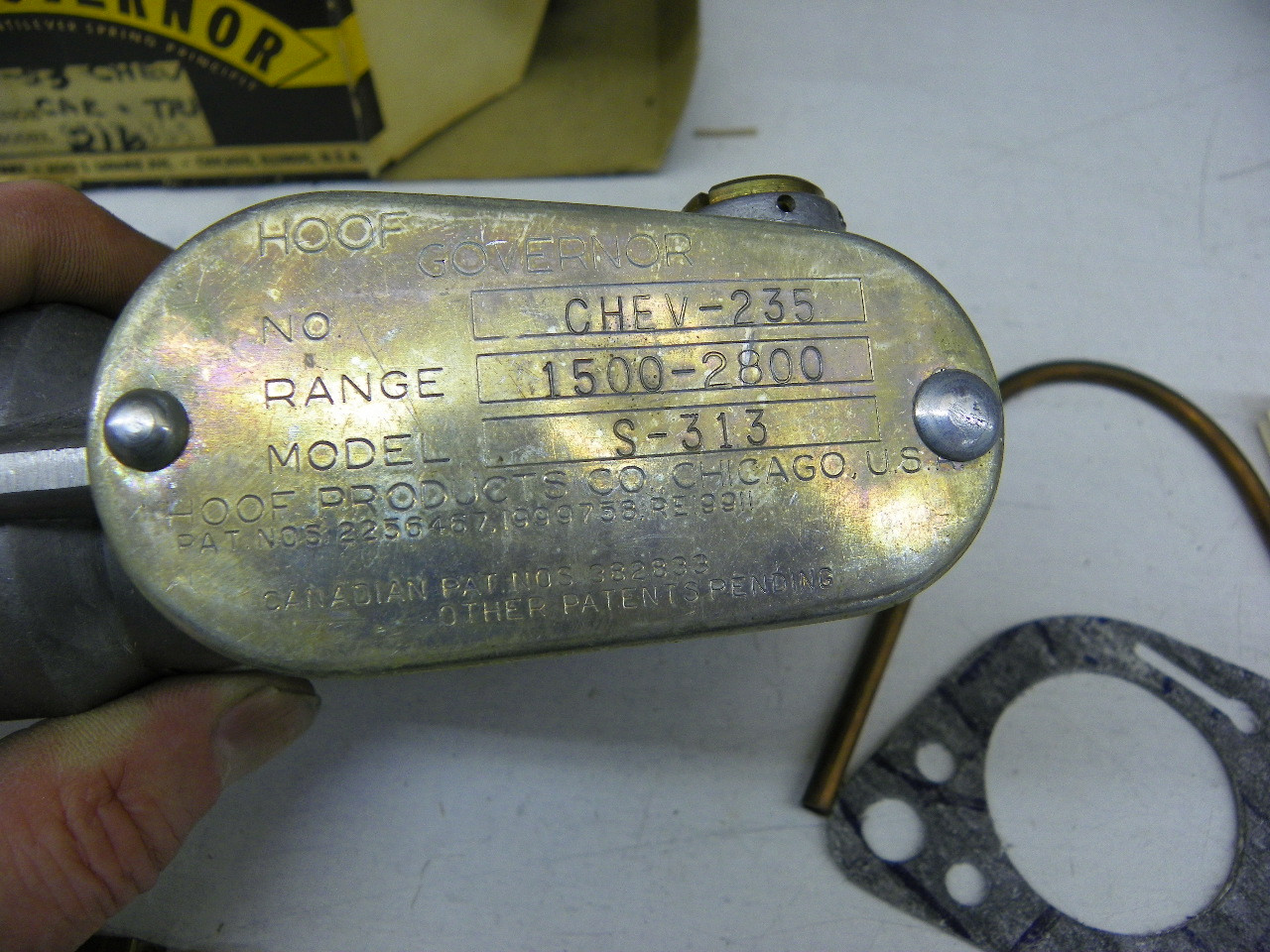 Hoof S-313 Governor for 1950-1953 Chevrolet Car Truck 235ci restoration - Image 6