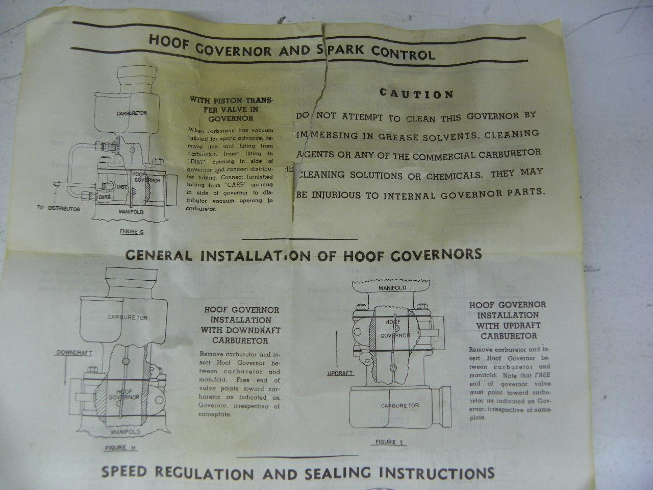 Hoof S 204 Governor for vintage auto restoration. - Image 11