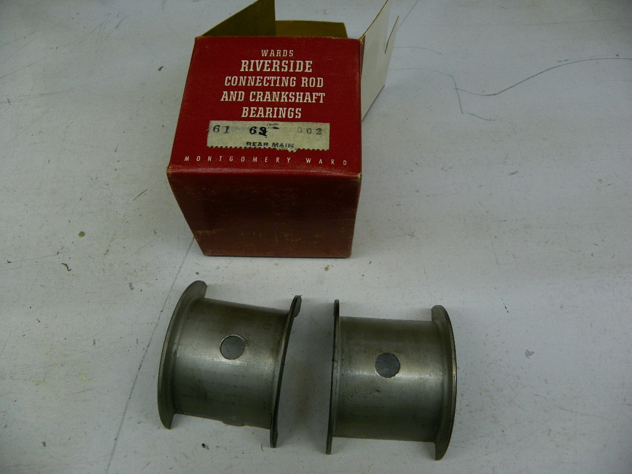Wards Riverside 61178 Main Bearing Set for 1937-1939 Ford Flathead V8 60 HP restoration. - Image 5