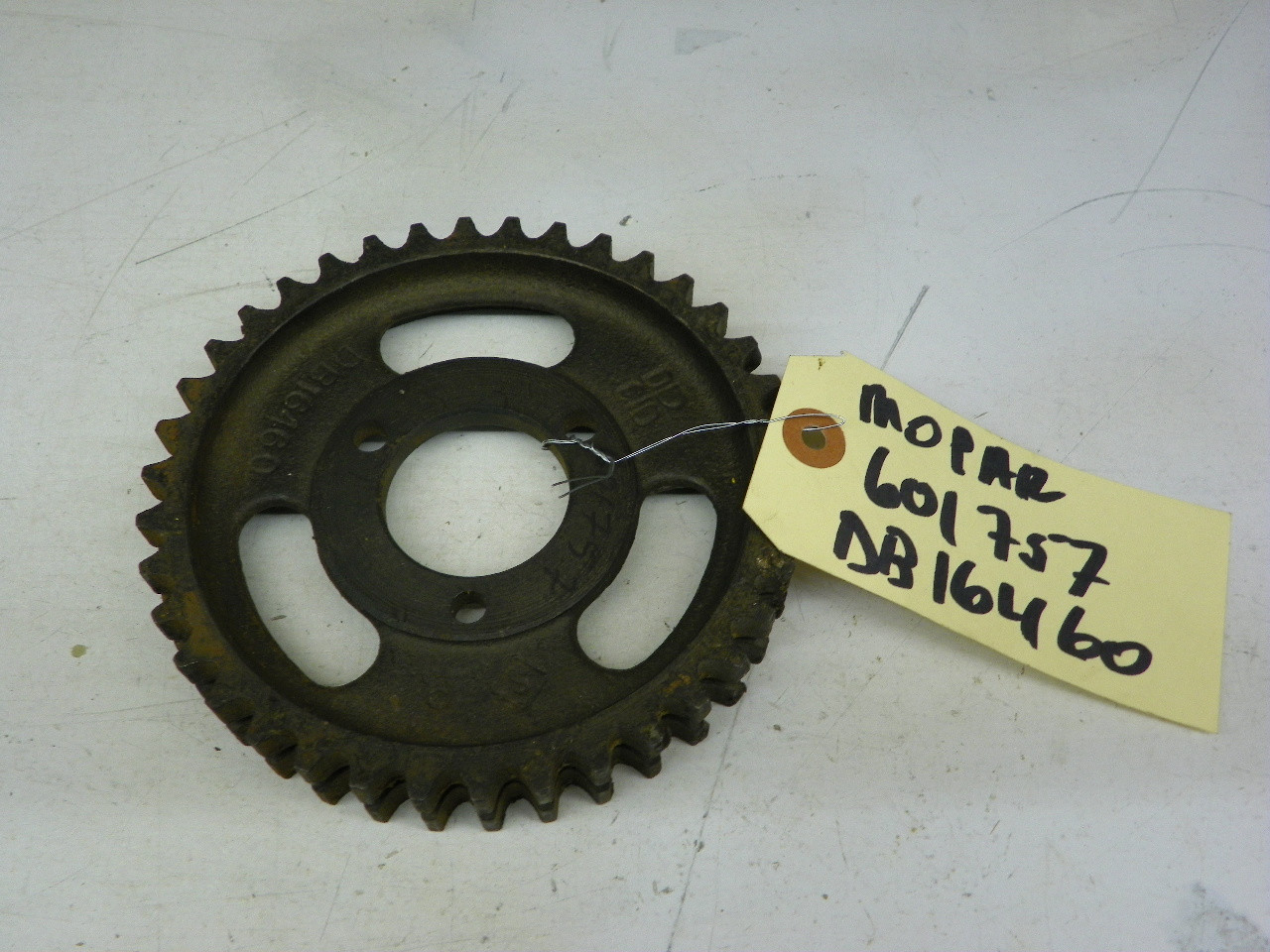 Mopar DB16460 Camshaft Timing Gear for 1949 Dodge Flathead 6 restoration. - Image 1