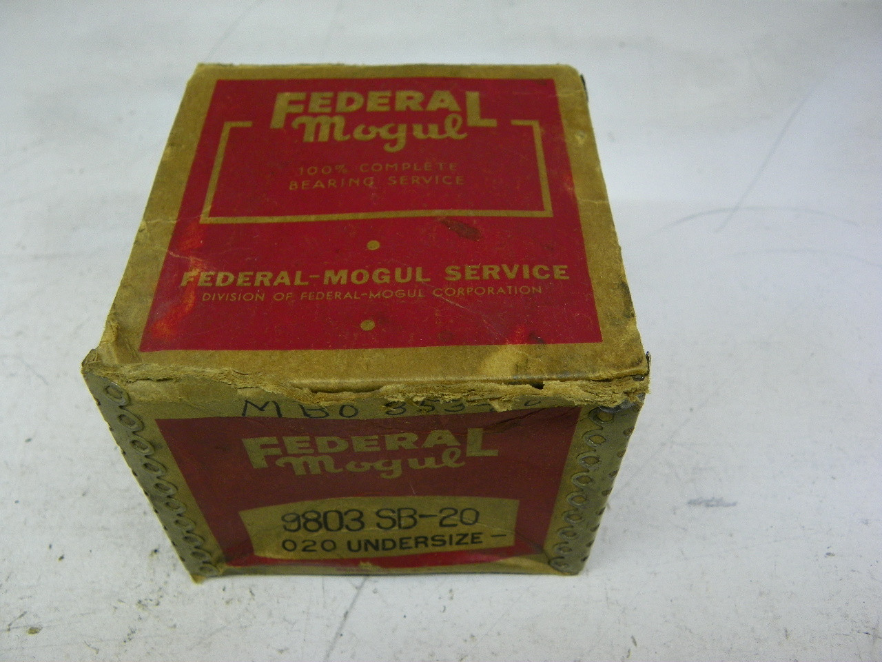 Federal Mogul 9803 SB-20 Main Bearing Set for 1939-1948 Ford Mercury .020 undersize restoration. - Image 1