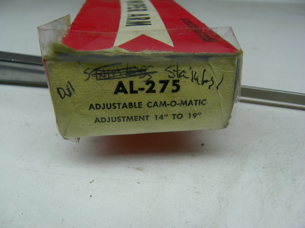 Trico AL-275 Wiper Arm adjustable 14-19 inch NOS restoration - Image 4