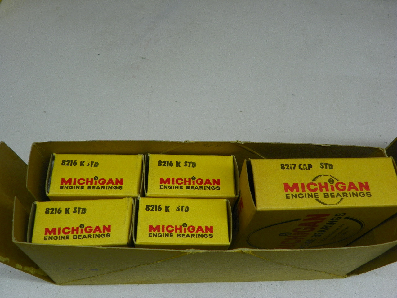 Michigan Engine Bearings 1431K STD Engine Bearing Set NORS for vintage auto restoration. - Image 2
