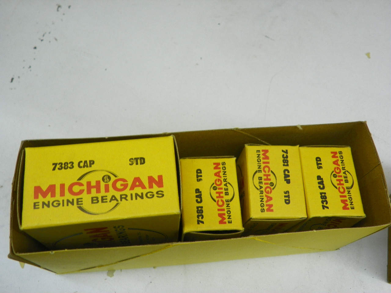 Michigan 1222 P STD Main Bearing Set for 1960-1983 Ford Falcon Comet 6-Cylinder restoration. - Image 2