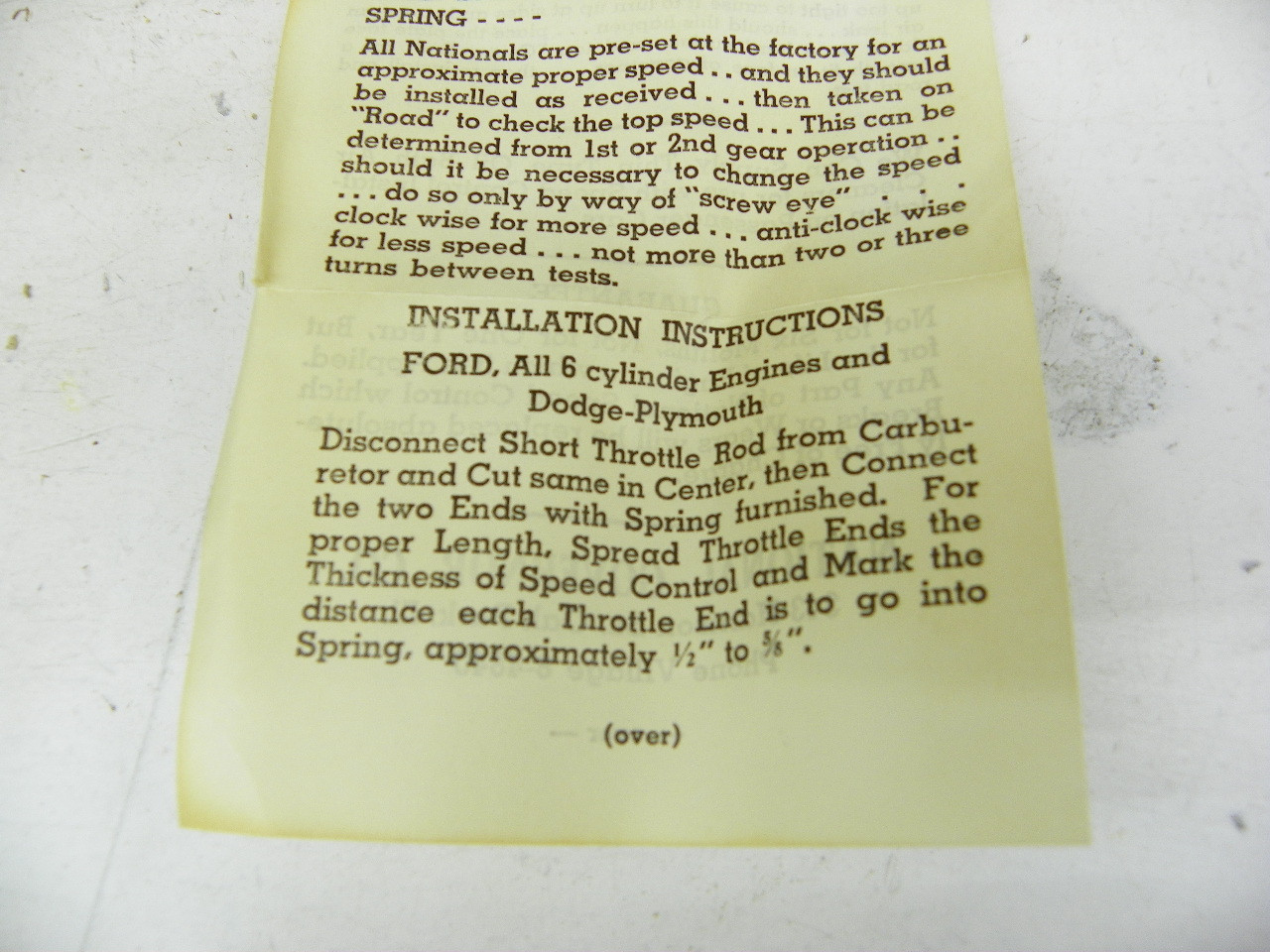 National Governor G-100 Junior Model Governor for Ford 6 Cylinder engines restoration. - Image 14