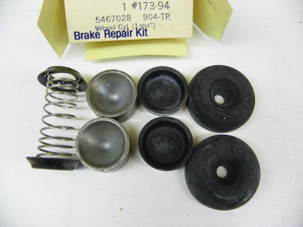 Delco 173-94 Wheel Cylinder Repair Kit for 1 3/16 inch wheel cylinder restoration - Image 3