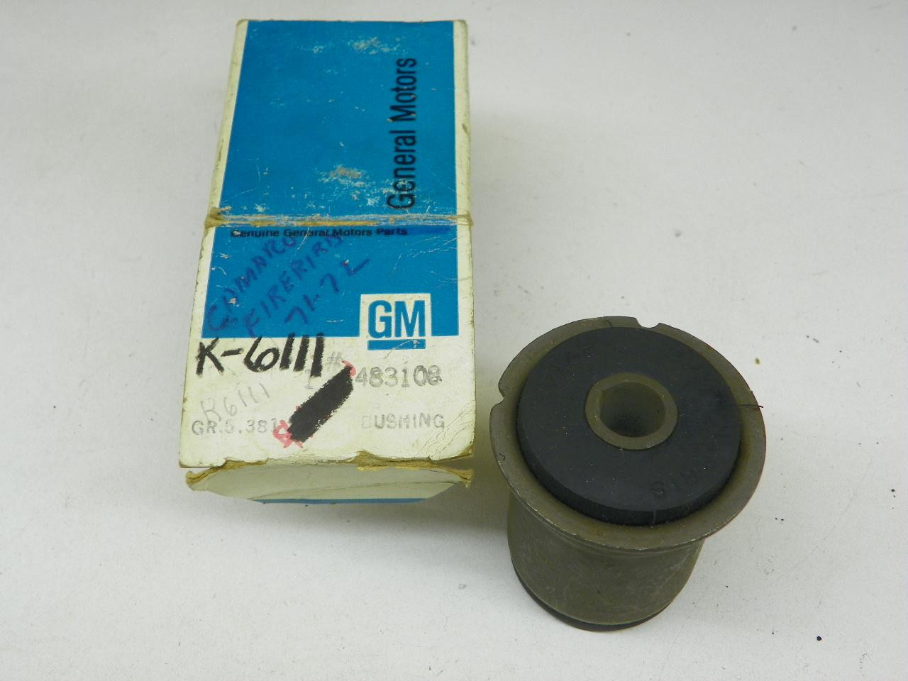 GM 483108 Bushing for 1971-1972 Chevrolet Camaro Pontiac Firebird Rear Axle restoration. - Image 1