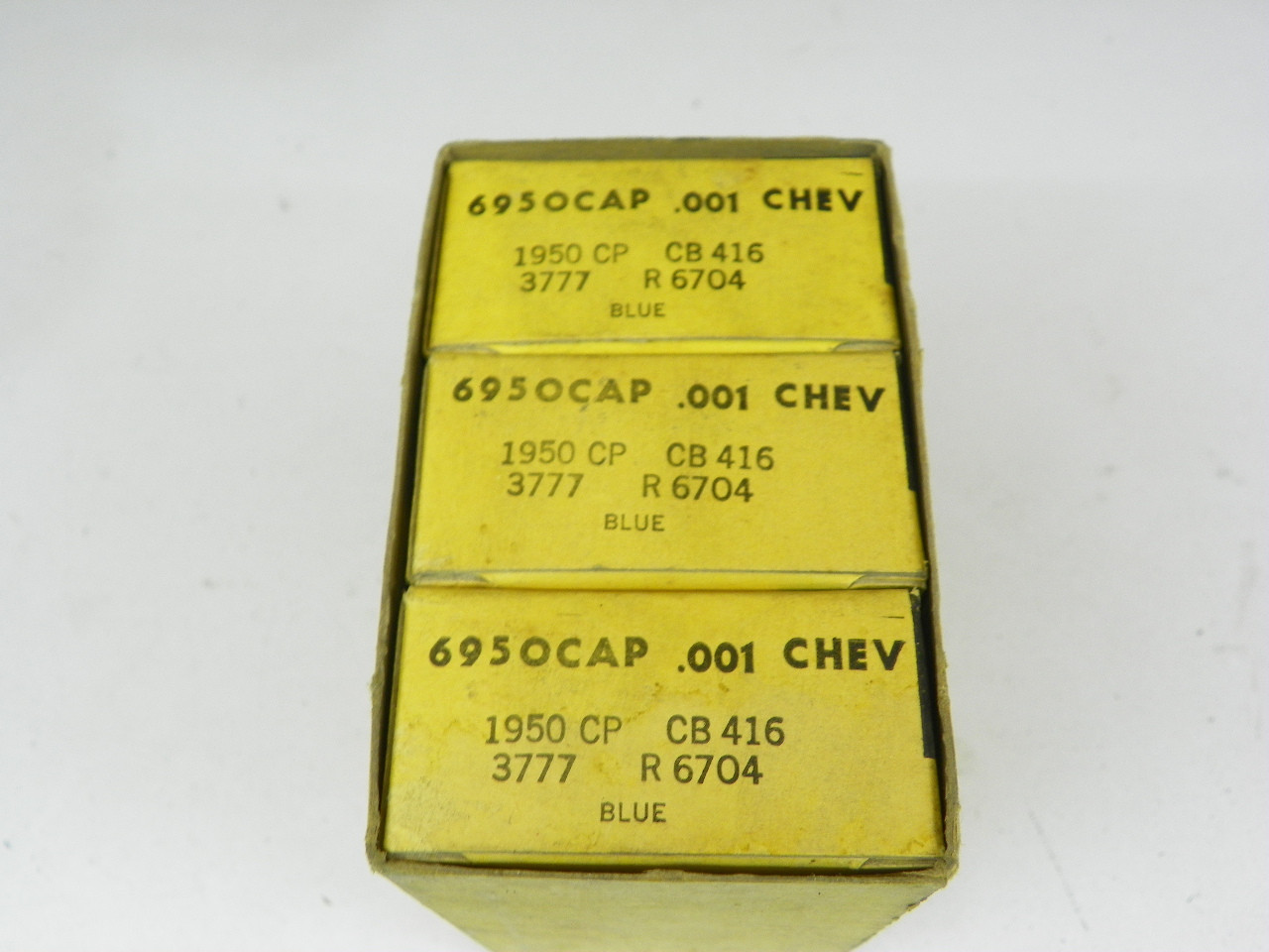 Michigan 6950CAP .001 Connecting Rod Bearings for 1953-1963 Chevrolet 235 261 engine restoration. - Image 2