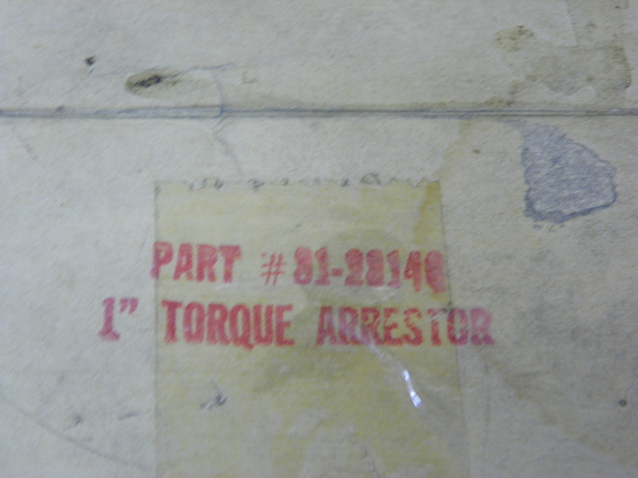 Unbranded 81-28140 Torque Arrestor NORS for vintage auto restoration. - Image 2
