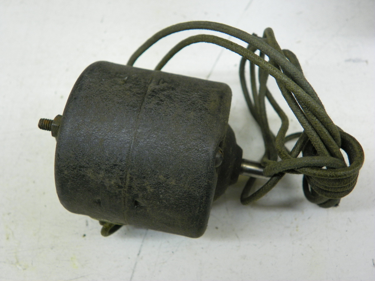 Vintage 704 Small Electric Motor 2 Wire 6 Volt NORS for restoration. - Image 1