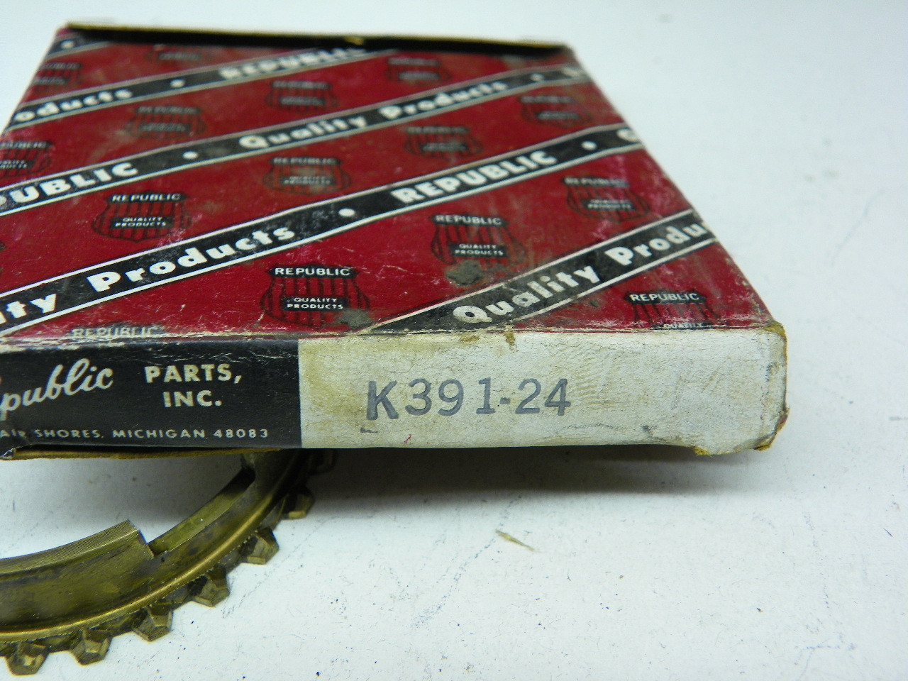 Republic K391-24 Synchronizer Ring for vintage transmission restoration. - Image 2