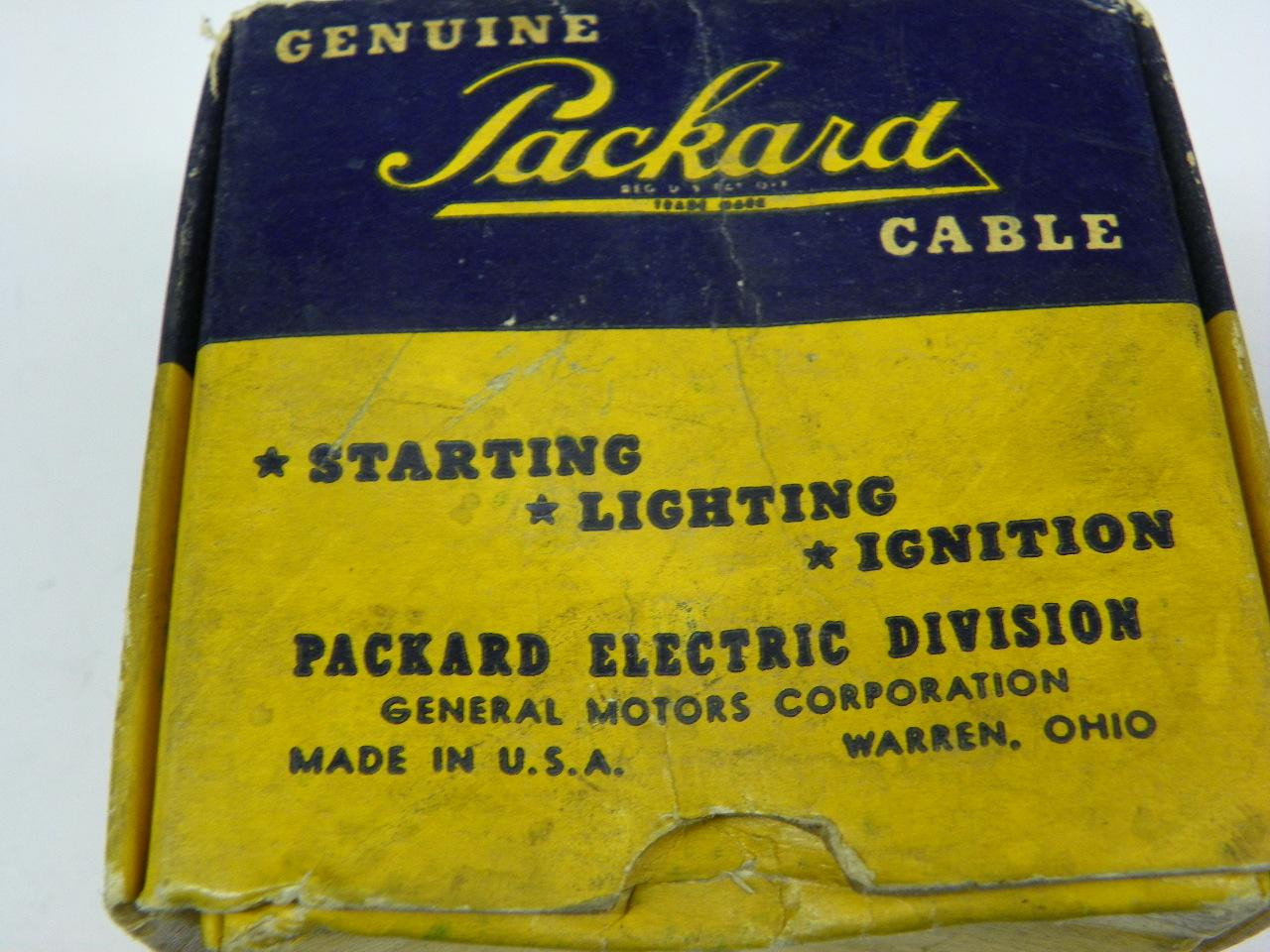 Packard 48-B 18 Gauge Low-Tension Wire 100 Ft NOS for vintage auto restoration. - Image 6