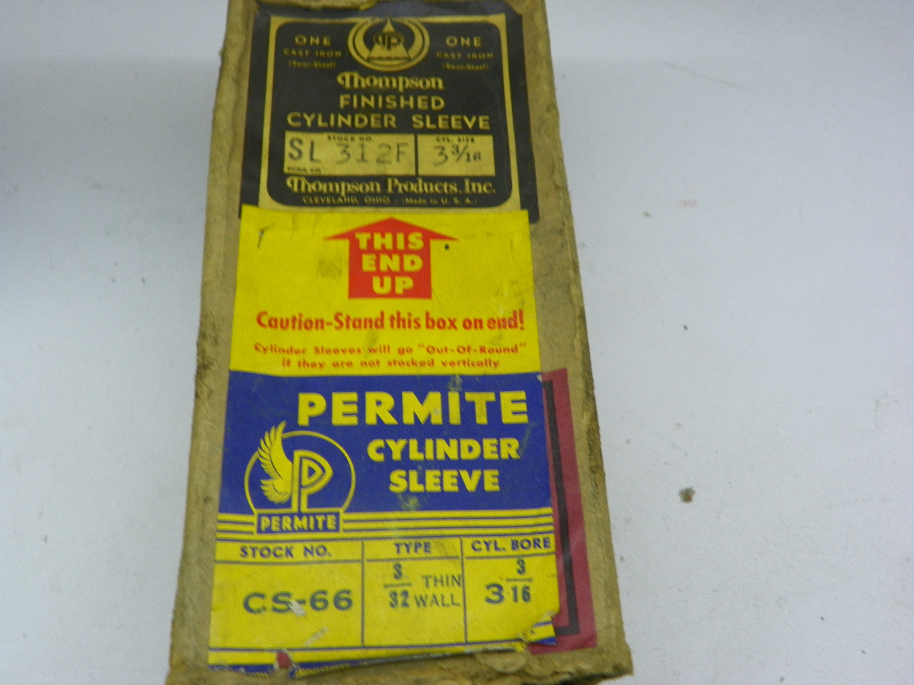 Thompson SL312F Cylinder Sleeve for engine restoration - Image 2