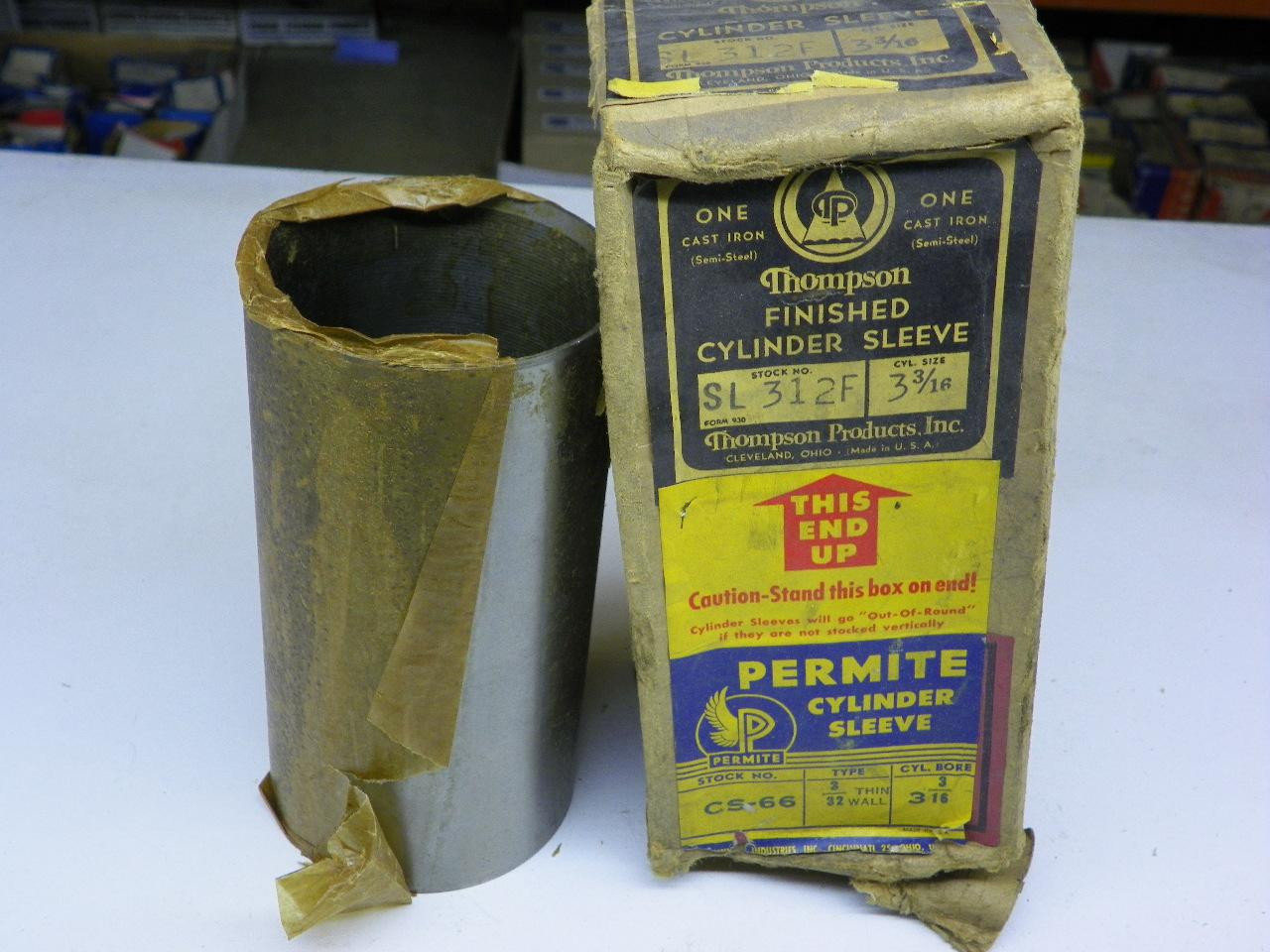 Thompson SL312F Cylinder Sleeve for engine restoration - Image 1