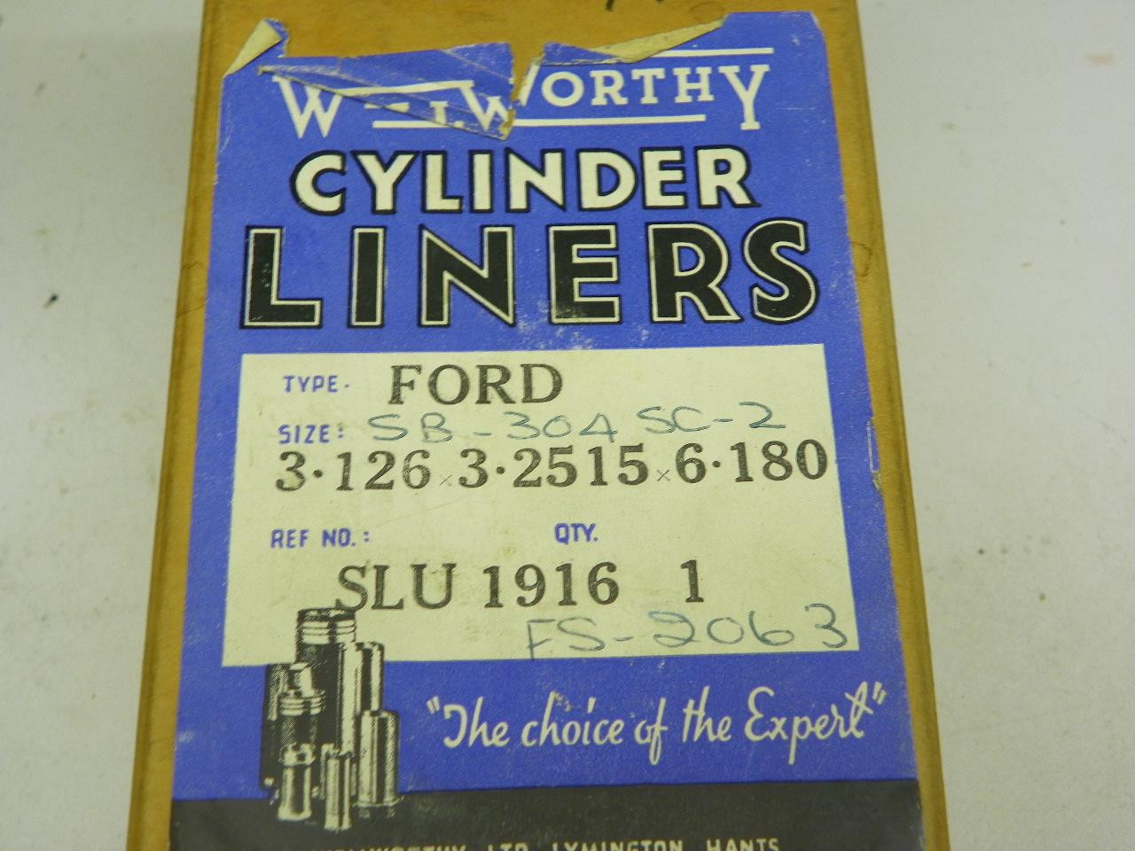 Wellworthy SLU 1916 Cylinder Liner for vintage engine restoration - Image 3