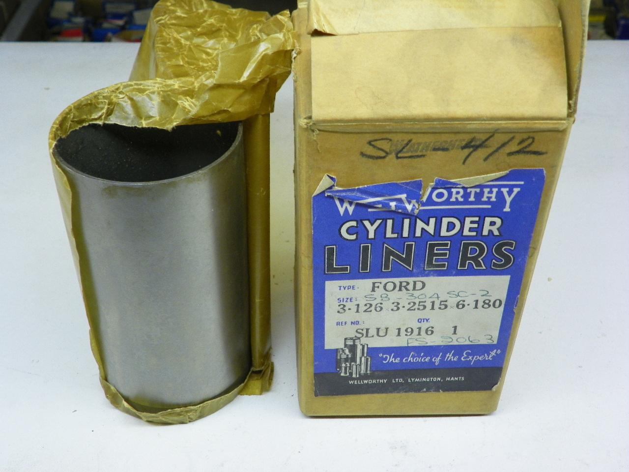 Wellworthy SLU 1916 Cylinder Liner for vintage engine restoration - Image 1