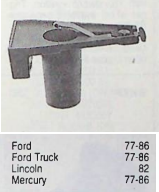 Motorcraft DR-314 D7DZ-12200-A Distributor Rotor for 1977-1986 Ford Lincoln Mercury restoration. - Image 7
