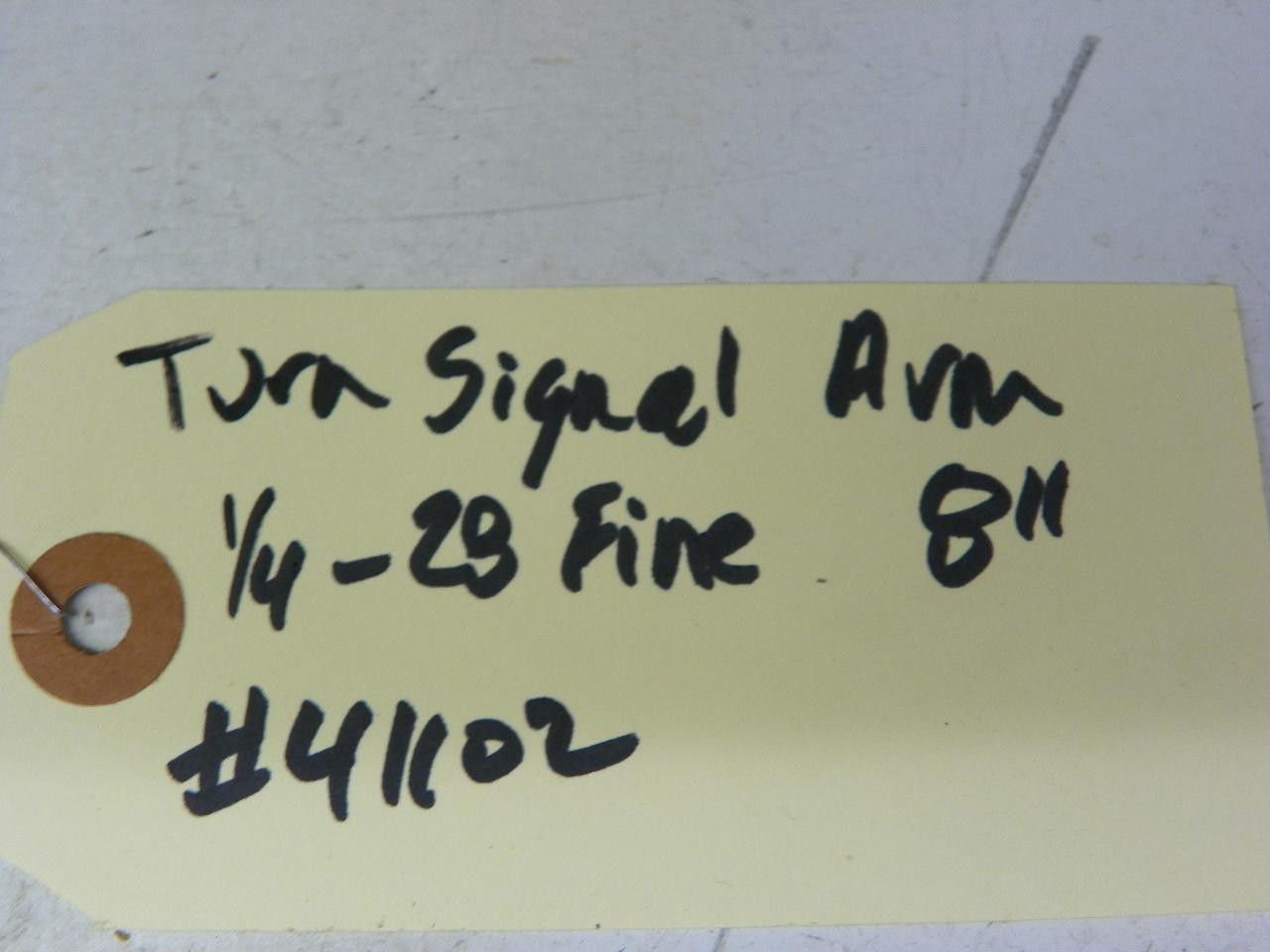 Unbranded 41102 Turn Signal Arm with 1/4-28 Fine Thread NOS restoration. - Image 2