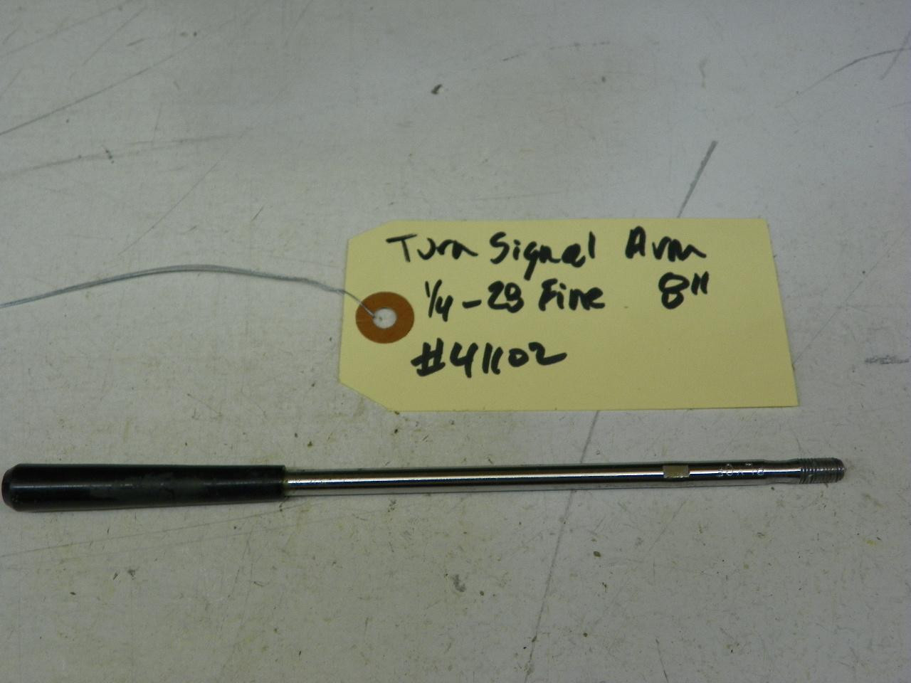 Unbranded 41102 Turn Signal Arm with 1/4-28 Fine Thread NOS restoration. - Image 1