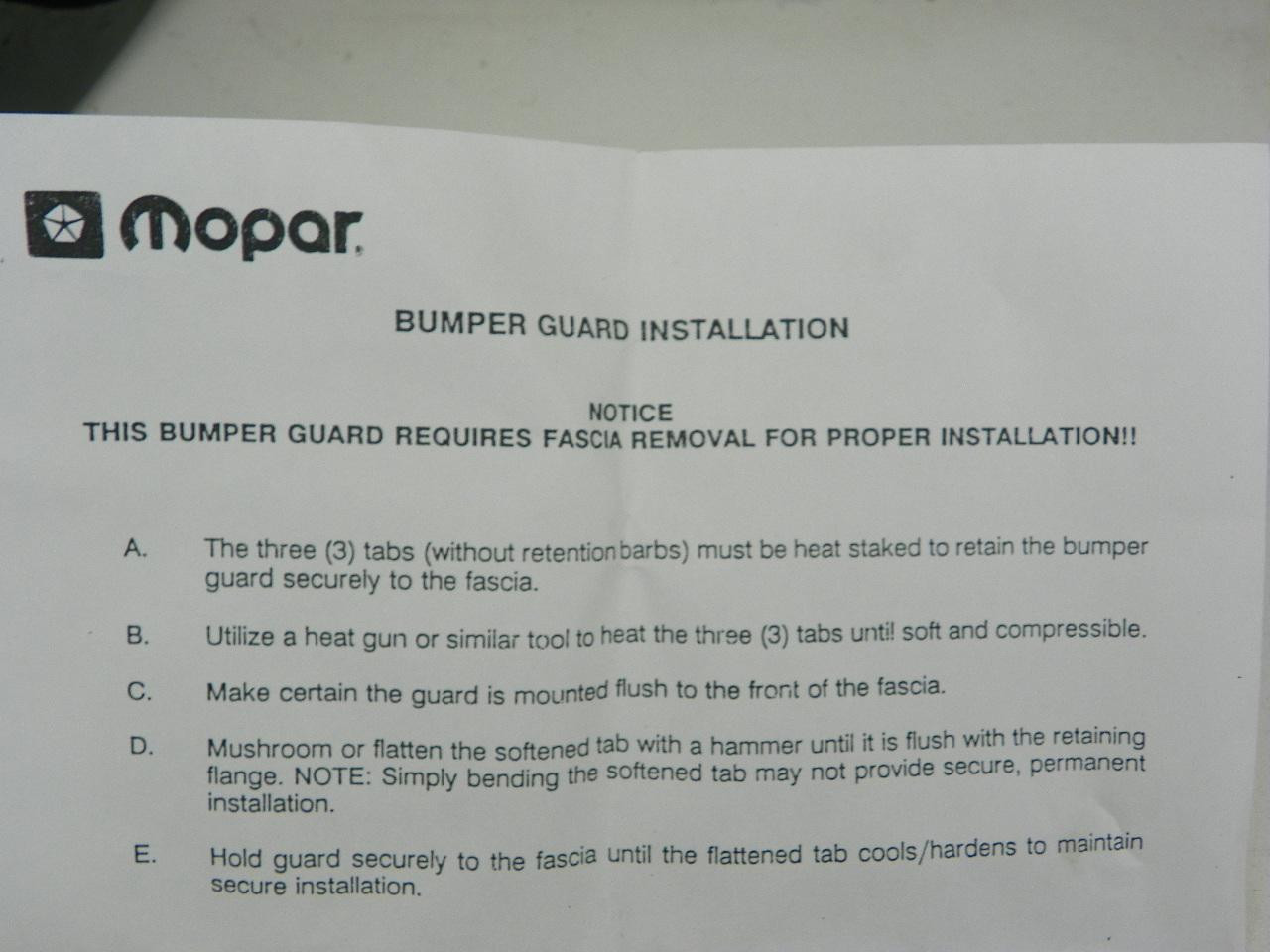 Mopar 4741101 Bumper Guard Rear Left for 1993-1995 Jeep Grand Cherokee ZJ restoration. - Image 8