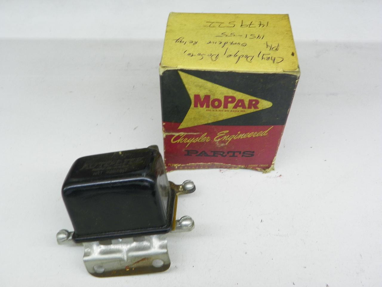 MoPar 1479522 Overdrive Relay for 1951-55 Chrysler Dodge Plymouth DeSoto restoration. - Image 1