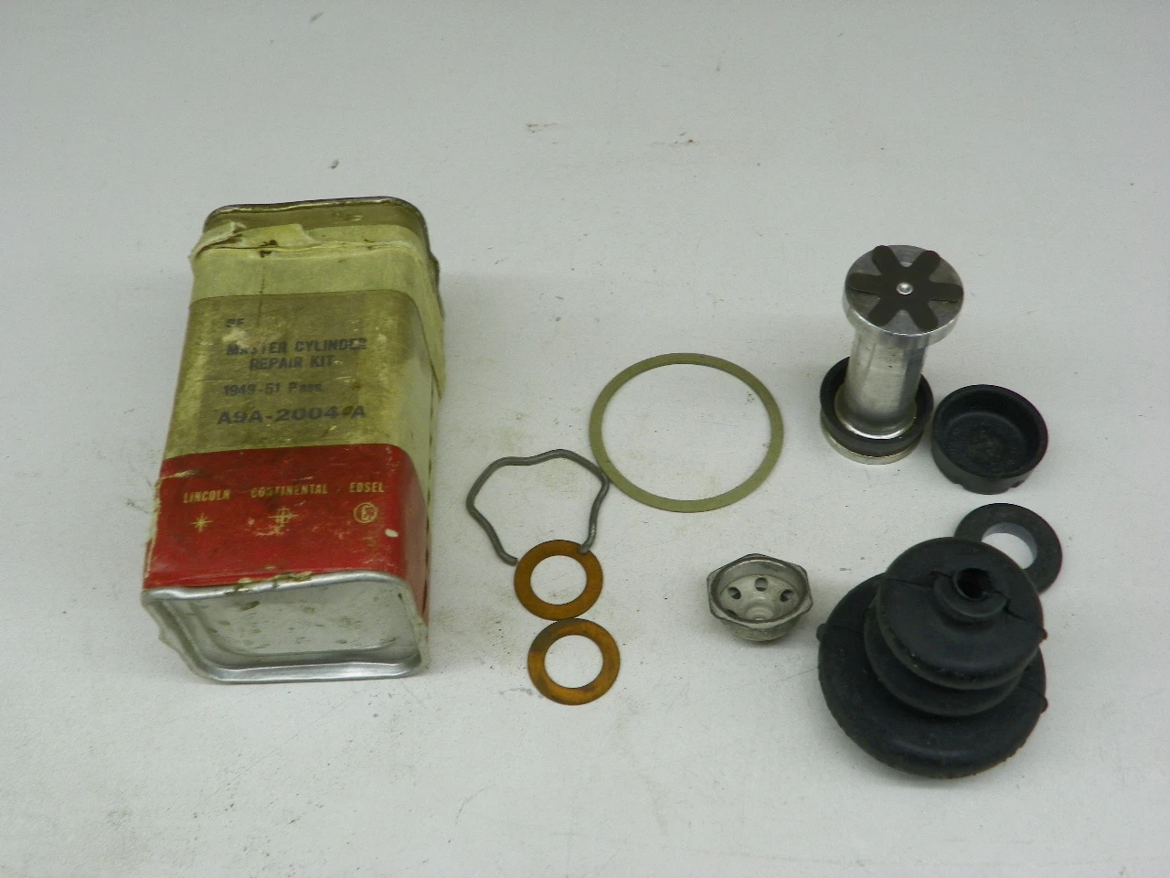 Ford A9A-2004A Master Cylinder Repair Kit for 1949-1951 Ford Mercury Lincoln passenger car restoration. - Image 1