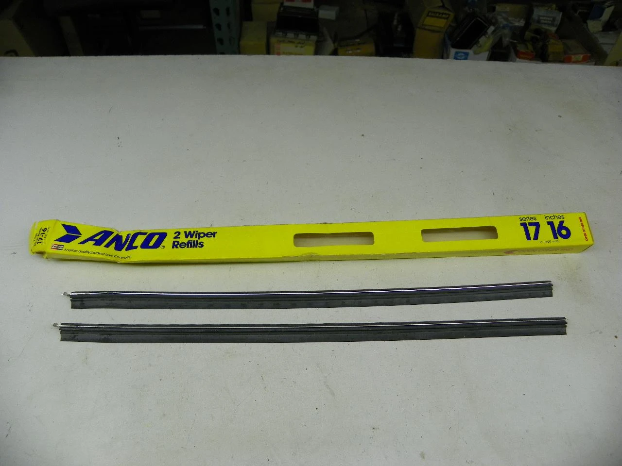 ANCO 17-16 Wiper Blade Refills 16 Inch NORS for vintage auto restoration - Image 1