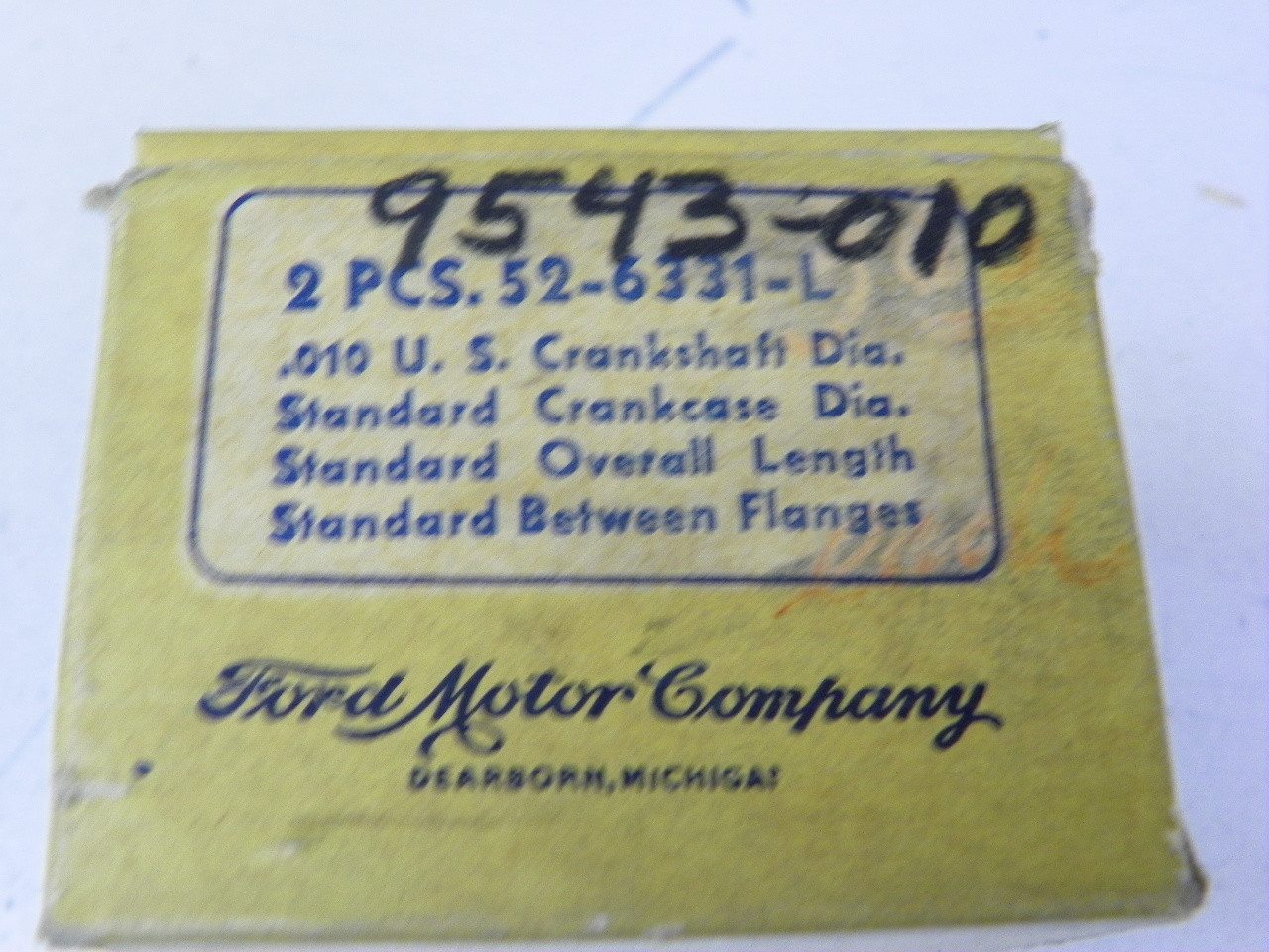 Ford 52-6331-L Crankshaft Main Rear Bearing for restoration. - Image 2