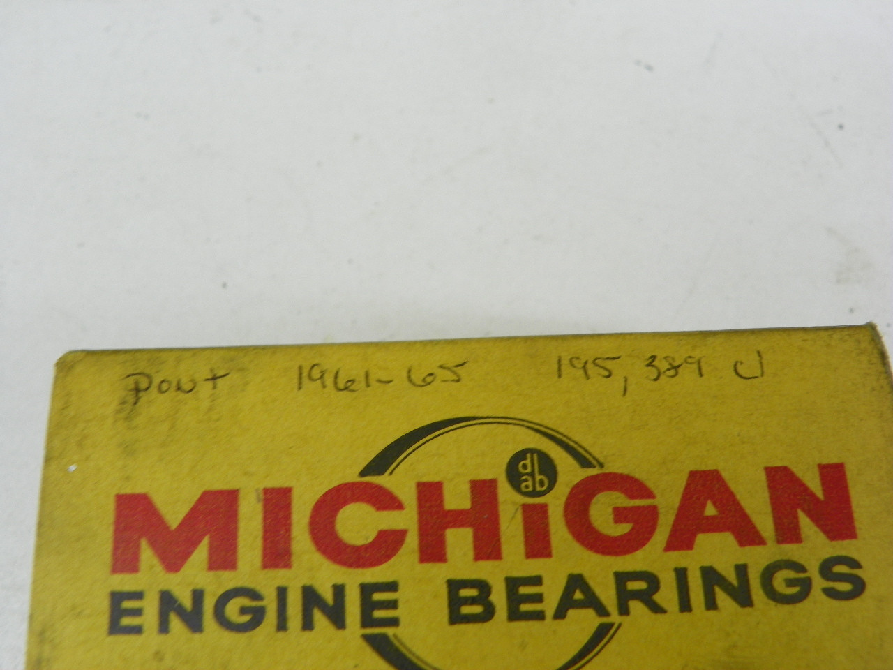 Michigan 7460CAP .030 Rod Bearings for 1961-1965 Pontiac 195 389 CI restoration. - Image 3