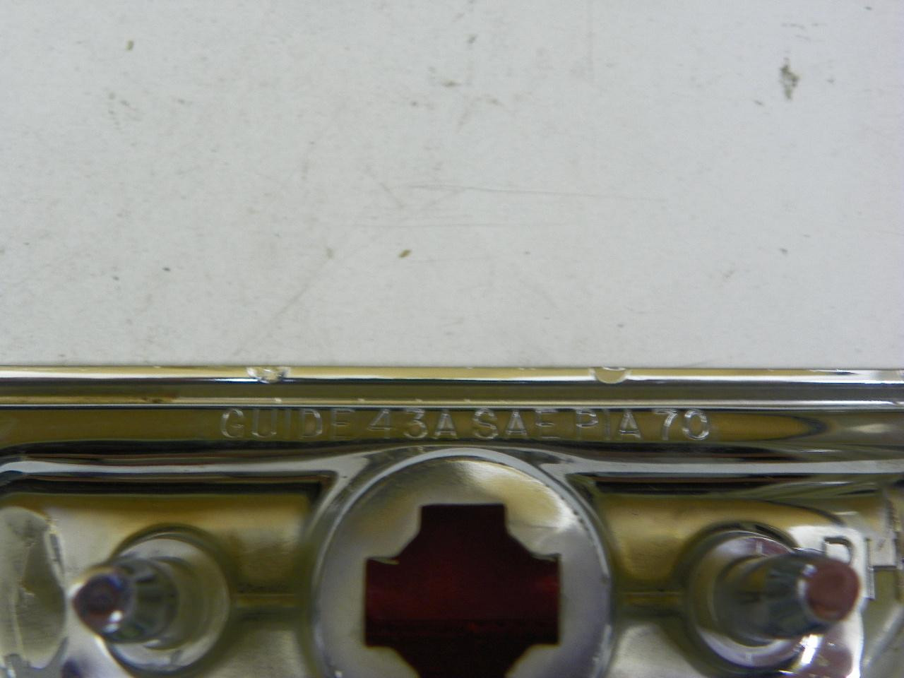Delco Guide 917620 RH Rear Quarter Panel Side Marker Light Bezel Red Lens for 1970-1972 Buick Skylark GS restoration. - Image 8