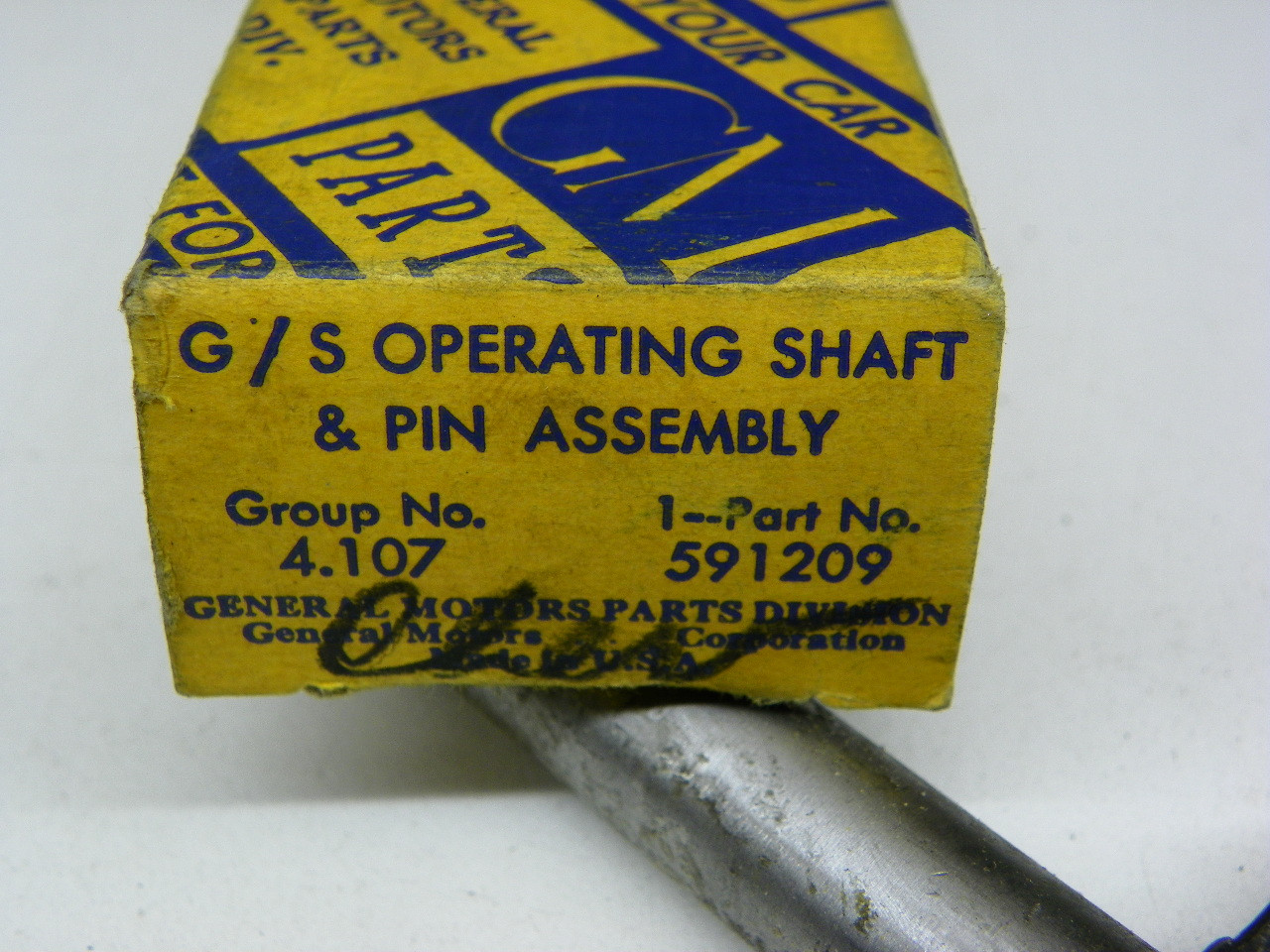 GM 591209 Gear Shifter Operating Shaft Pin Assembly for 1941-1948 Chevrolet Passenger Car restoration. - Image 2