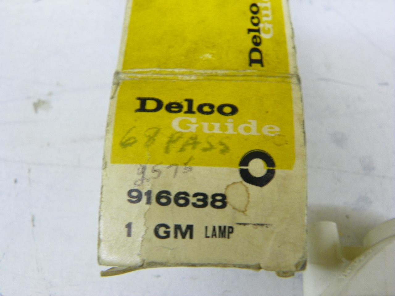 Delco Guide 916638 Front Fender Side Marker Lamp Housing for 1968 Chevrolet restoration. - Image 2
