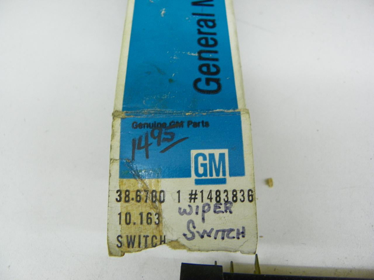 GM 1483836 Wiper Switch for 1965-1966 Cadillac Calais DeVille Eldorado restoration. - Image 2