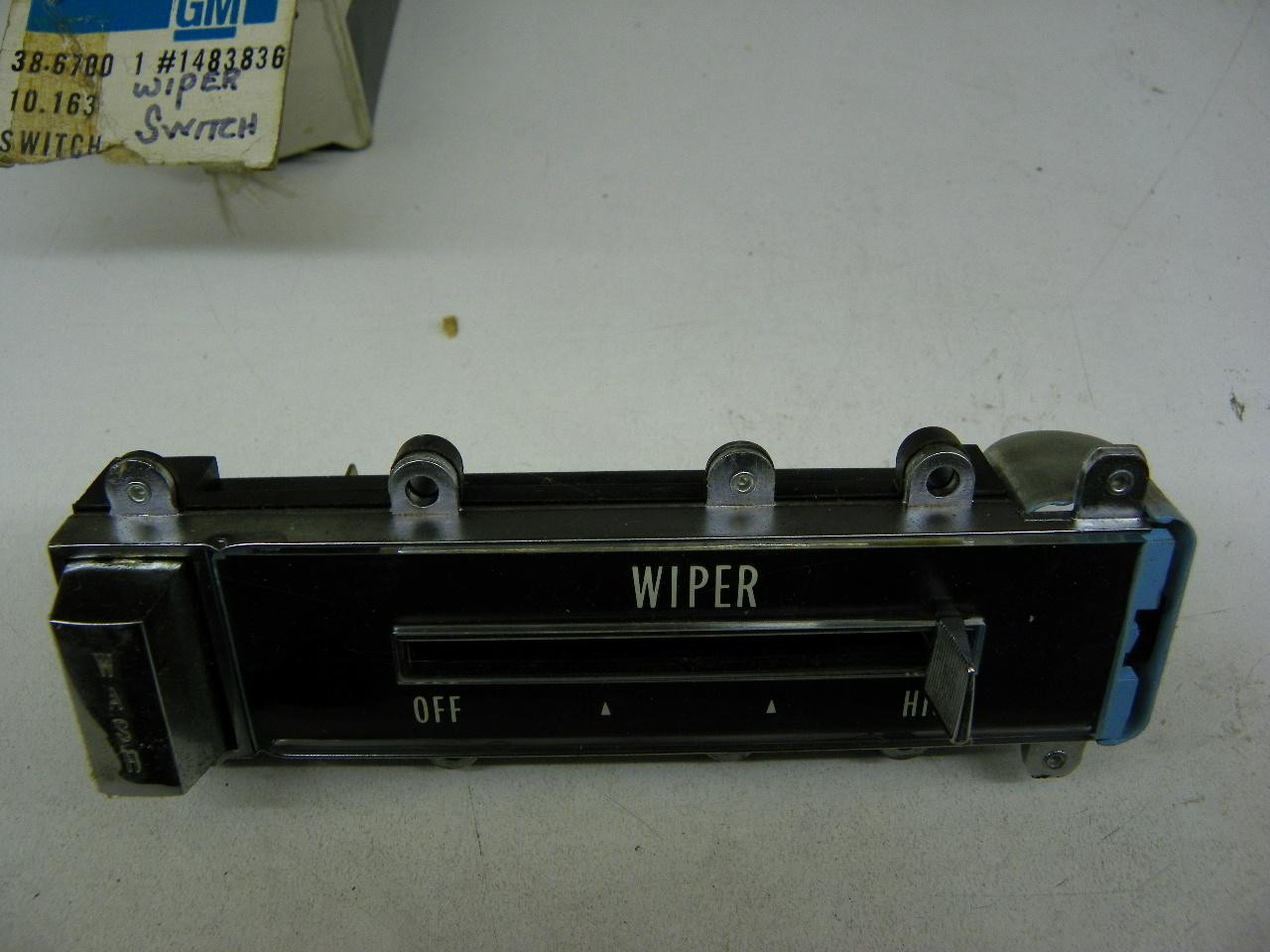 GM 1483836 Wiper Switch for 1965-1966 Cadillac Calais DeVille Eldorado restoration. - Image 3