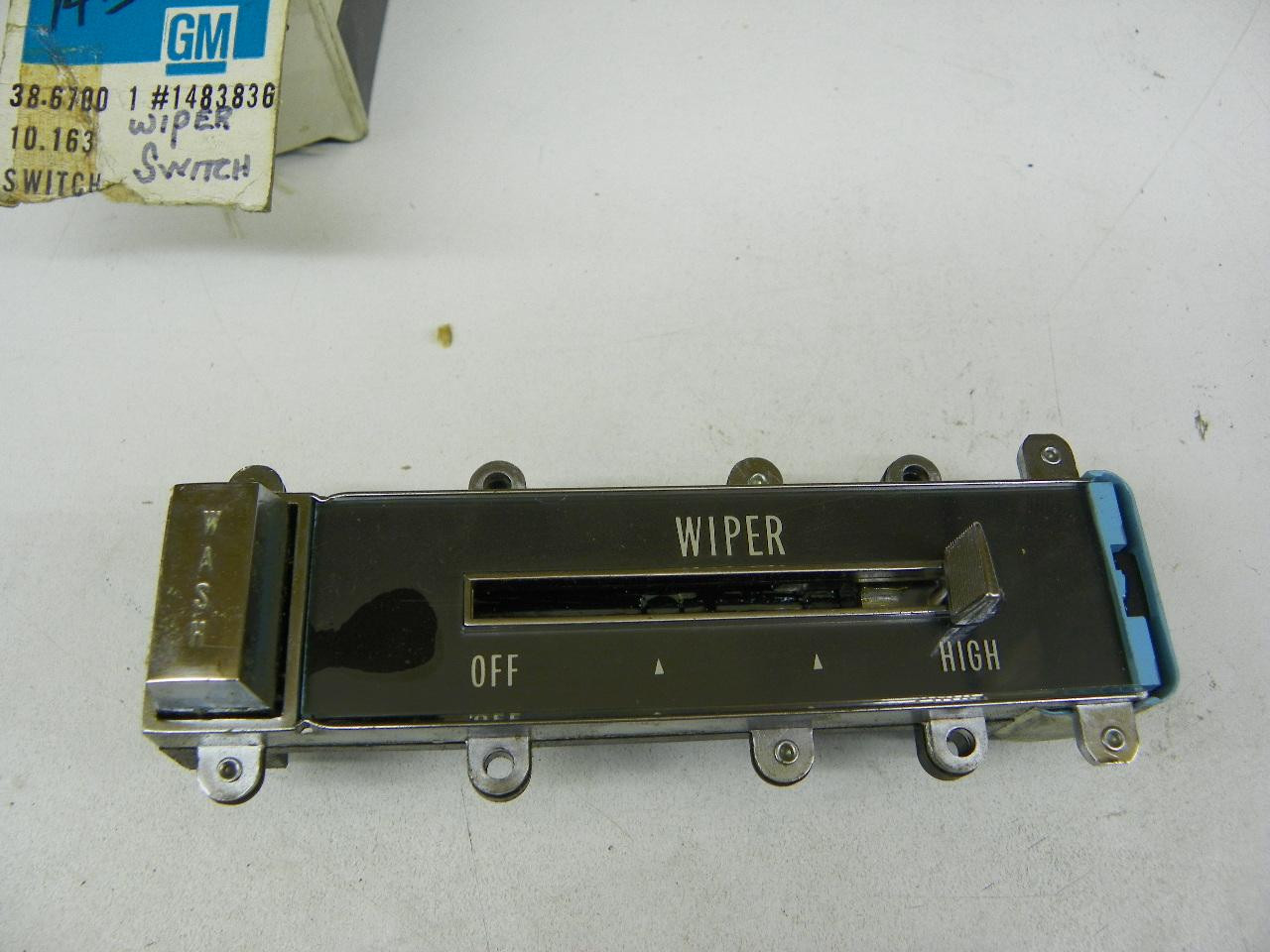 GM 1483836 Wiper Switch for 1965-1966 Cadillac Calais DeVille Eldorado restoration. - Image 4