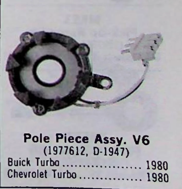 Delco Remy D1947 Distributor Ignition Pickup Coil for 1980 Buick Chevrolet V6 restoration. - Image 8