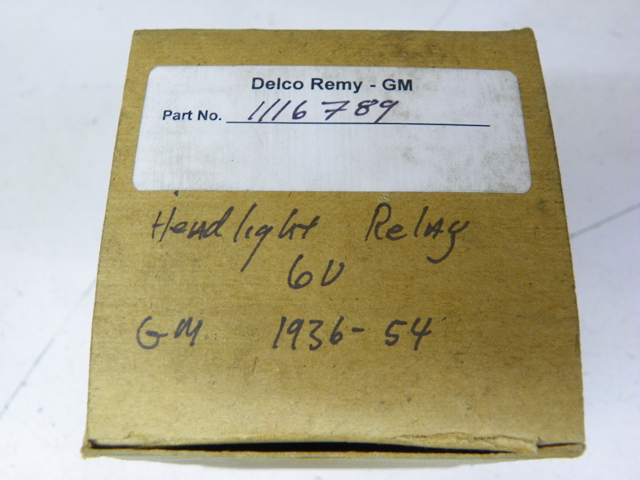 Delco Remy 1116789 Headlight Relay 6V for 1936-1954 GM restoration. - Image 2