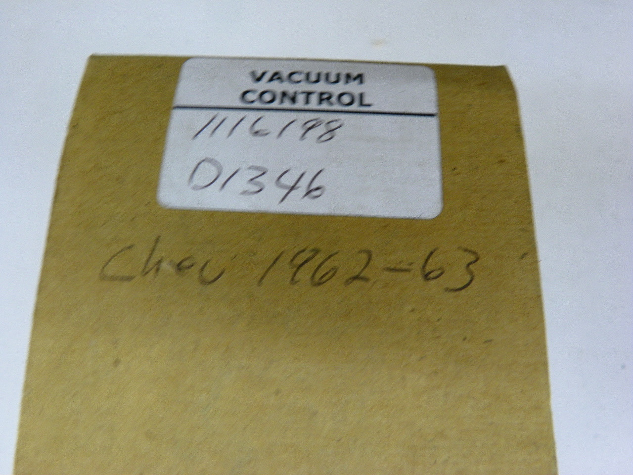 Delco Remy 1116198 Distributor Vacuum Control for 1962-1963 Chevrolet 6-Cyl restoration. - Image 2