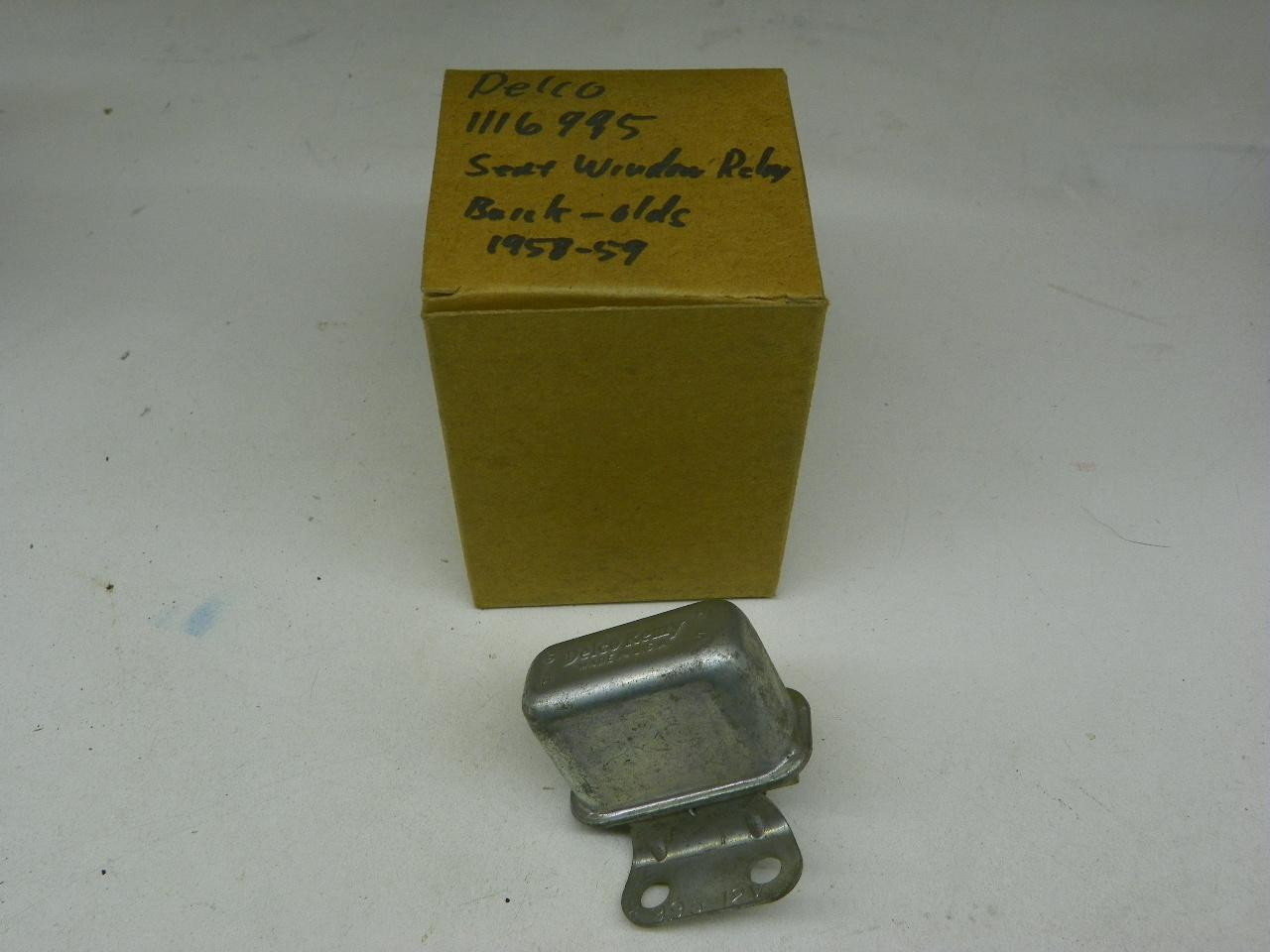 Delco 1116995 Window Relay for 1958-1959 Buick Oldsmobile power window restoration - Image 1