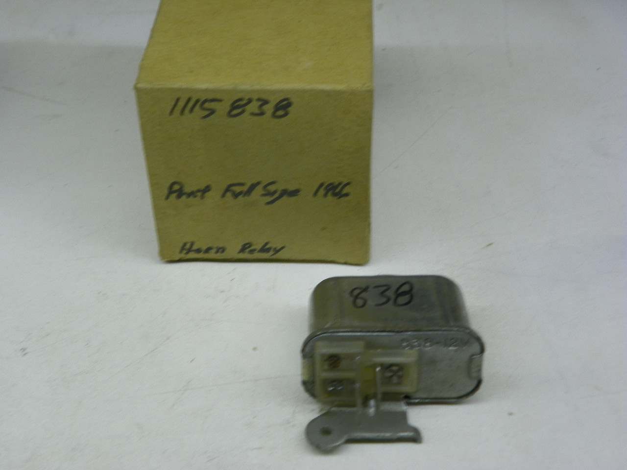 Delco Remy 1115838 Horn Relay for 1966 Pontiac Full-Size restoration. - Image 1