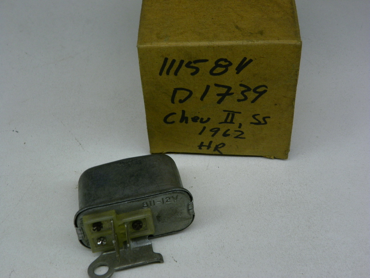 Delco Remy 1115811 Horn Relay for 1962 Chevrolet II Nova SS restoration. - Image 1